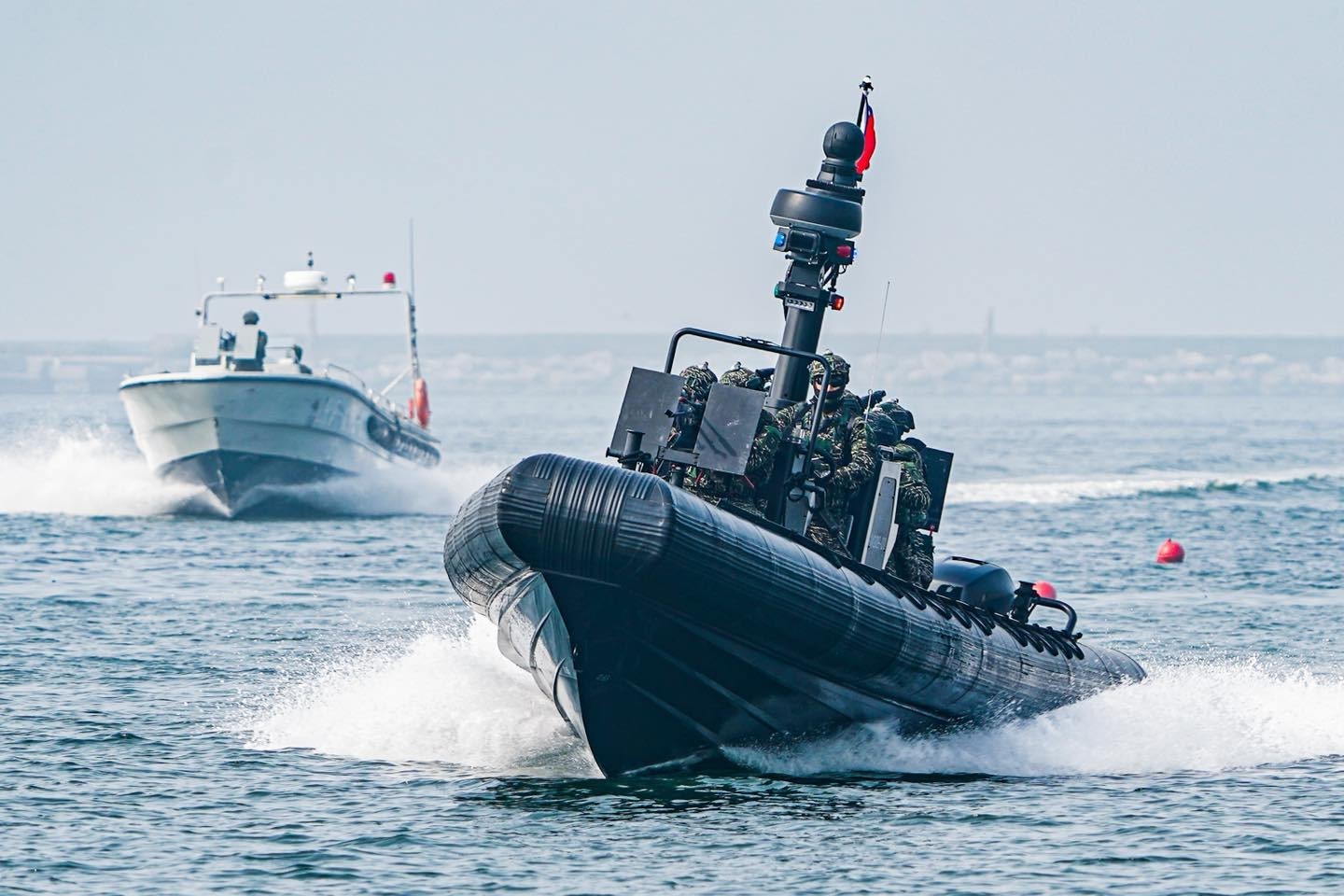 海軍陸戰隊M109特戰突擊艇將擁有優異的夜間海上任務能力。(圖/ROC Navy)