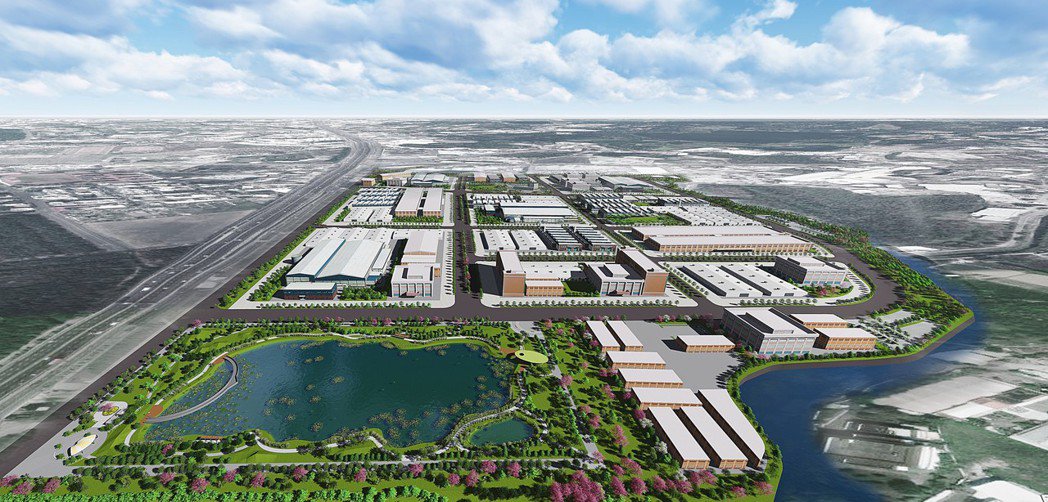 仁武產業園區產業模擬圖。圖／市府經發局